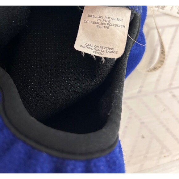 VTG 90s Men's Size Small Marmot WINDSTOPPER Fleece Vest Blue Gorecore i - Picture 9 of 11